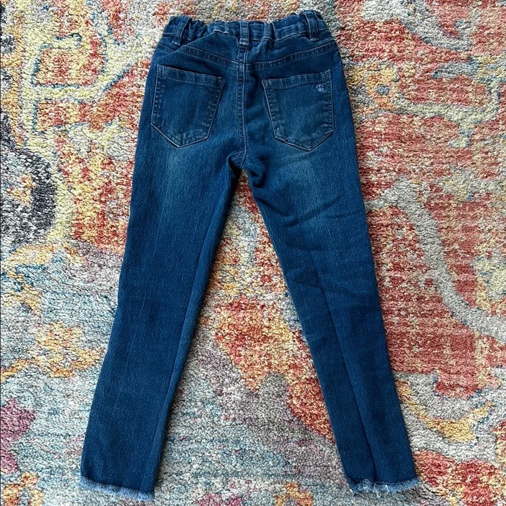 2 Pairs Girl’s Jeans - Blue and Black 6X